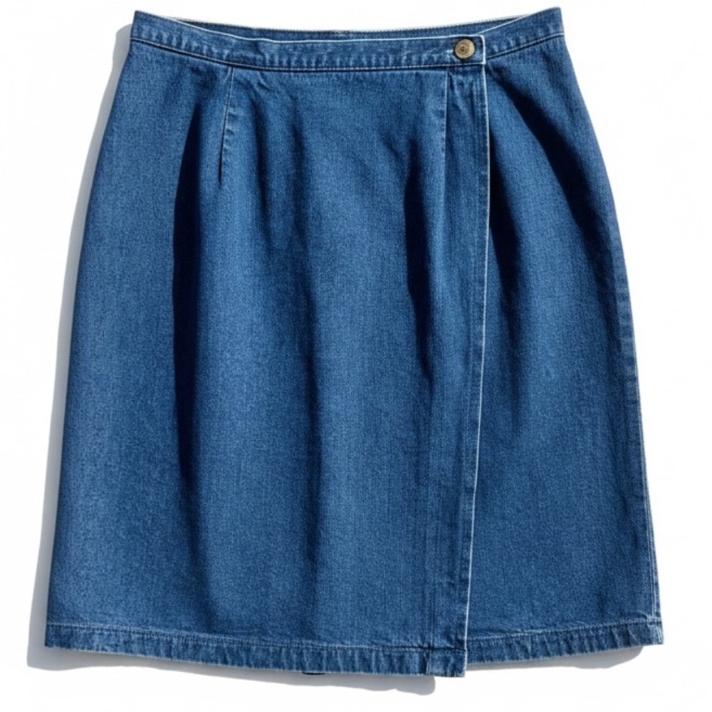 Talbots‎ Denim Wrap Skirt – Size 4